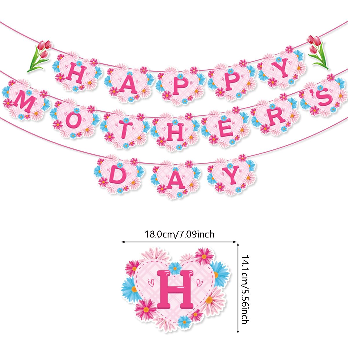 Amazon.co.jp: siawadeky 母の日 飾り付けセット HAPPY MOTHERS DAY